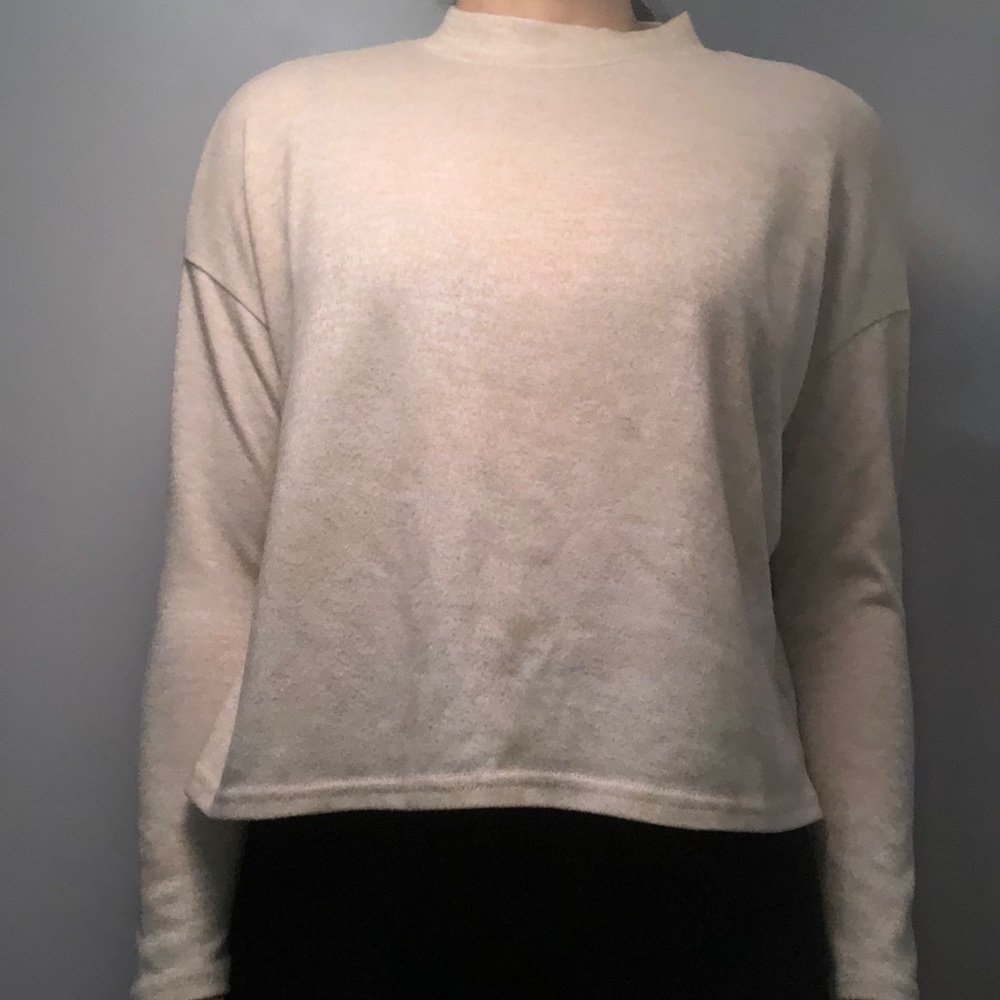 Faux turtle neck